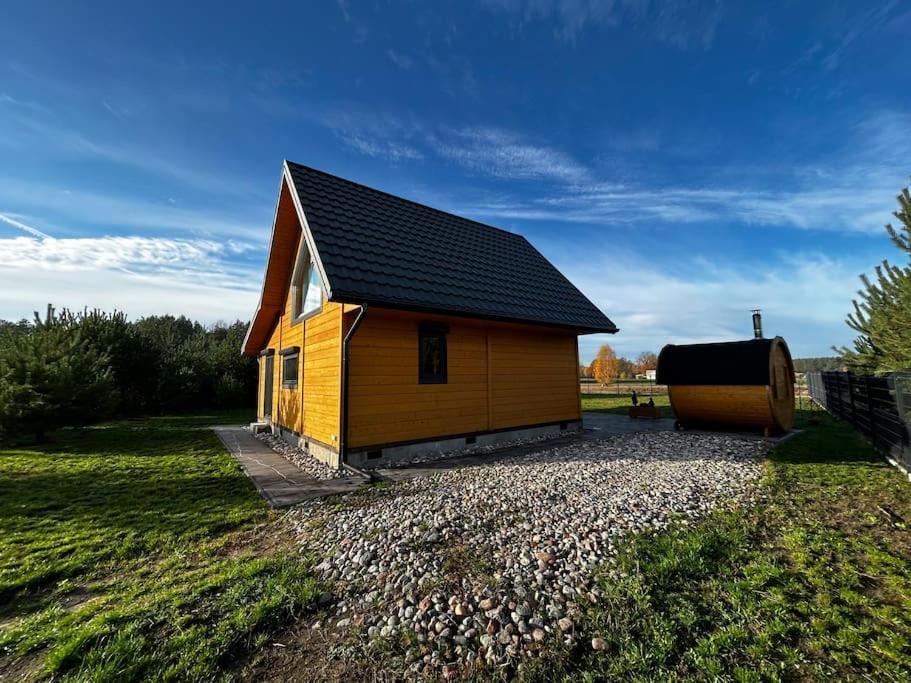 Vila Dom Male Mazury Drozdowo Exteriér fotografie
